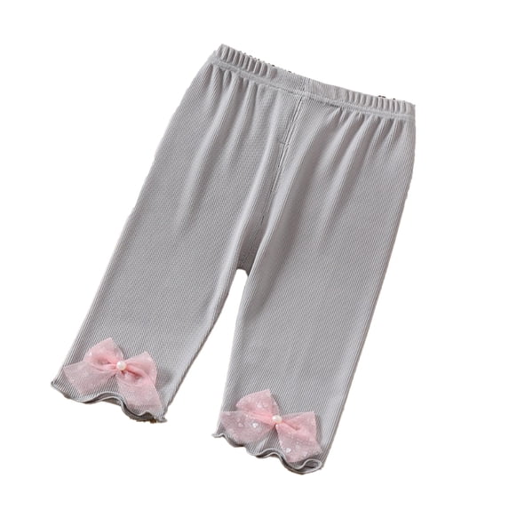 Nmmacb Kids Girls Pants 1-6Y Baby Spring Autumn Leggings Cartoon Trousers Stretch Snug Fitting Long Tights