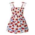 thumbnail image 1 of Nmmacb Kids Toddler Girls Princess Dresses Floral Party Dress 1-6Y Baby Summer Sundress Dresses, 1 of 9