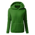thumbnail image 1 of Nmmued Sherpa Hoodie Women, Warm Hoodies for Women, Fuzzy Hoodie Women, Warm Hoodies for Women, Womens Hoodies Pullover, Green M, 1 of 5