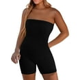 thumbnail image 1 of Nmmued Short Jumpsuits for Women, Strapless Jumpsuits for Women, Tube Top Jumpsuit for Women, Jumpsuits for Women Tummy Control, Fitted Jumpsuits for Women, Black L, 1 of 9
