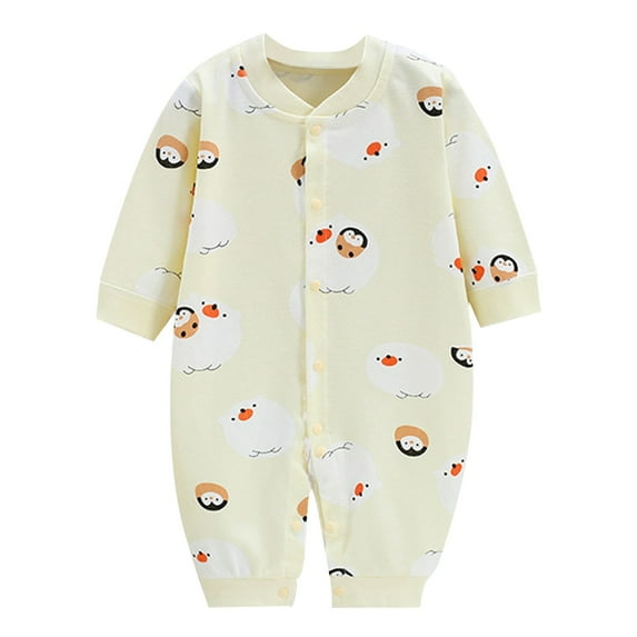 Nmnitkp Baby Boy Girl Rompers Bodysuit Jumpsuit Playsuit One Piece Outfit Healthy Fabric Clothes (Healthy Fabric,Comfortable, Soft and Skin-Friendly)
