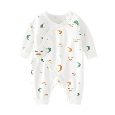 Nmnitkp Baby Boy Girl Rompers Bodysuit Jumpsuit Playsuit One Piece Outfit Healthy Fabric Clothes （Healthy Fabric，Comfortable, Soft and Skin-Friendly）