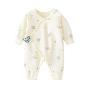 Nmnitkp Baby Boy Girl Rompers Bodysuit Jumpsuit Playsuit One Piece Outfit Healthy Fabric Clothes （Healthy Fabric，Comfortable, Soft and Skin-Friendly）