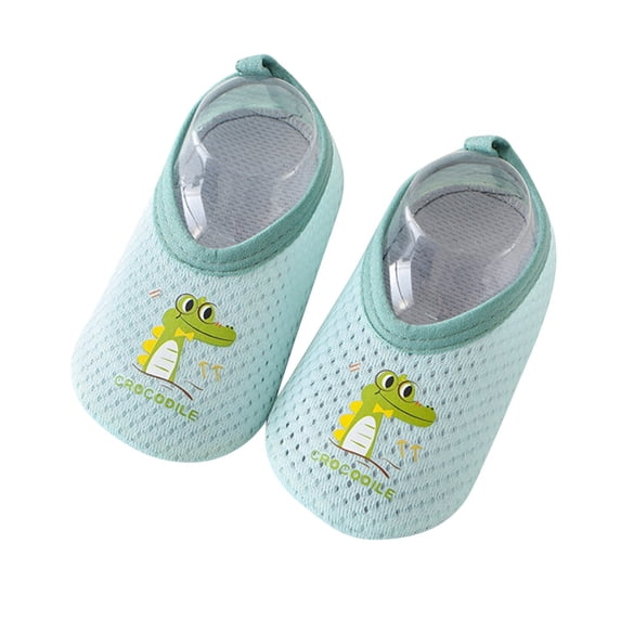 Nmnitkp Baby First-Walking Shoes 1-4 Years Kid Shoes Trainers Toddler Infant Boys Girls Soft Sole Non Slip Cotton Canvas Mesh Breathable Lightweight TPR Material Slip-on Sneakers Outdoor