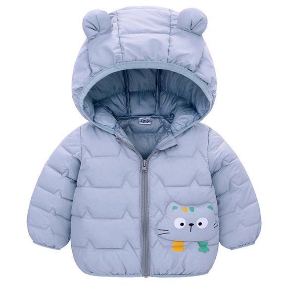 Nmnitkp Baby Girl Jackets Toddler High Quality Healthy Fabric Winter Coats Lightweight Puffer Jacket for Baby Infant Kids Strong Heat Retention ,12-18 Month, 2t,3t,4t,5t