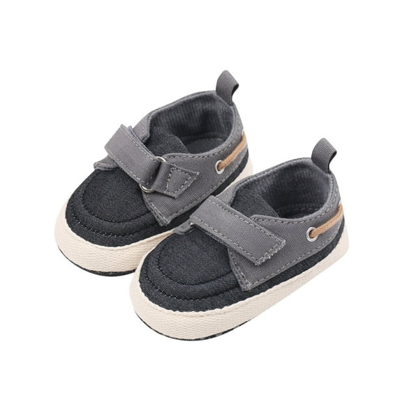 Nmnitkp Baby Shoes Anti-Slip Design Baby Boys Girls Shoes Non-Slip Rubber Sole Sneakers Infant First Walking Toddler Crib Shoes Newborn Loafers Flats