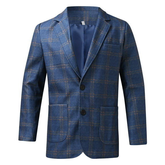 Nmnitkp Blazer for Men High Quality Wrinkle Resistant Fabric Men's Vintage Herringbone Tweed Blazers Men's Suits Classic Style British Wool Blend Sport Coat Jacket