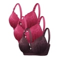 thumbnail image 1 of Nmnitkp Bras for Women Easy to Clean and Maintain Minimizer Bras for Women Full Coverage Underwire Bras Plus Size Lifting Lace Bra for Heavy Breast & High Quality Fabric Bra Cup C/D(2,3PC), 1 of 4
