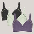 thumbnail image 1 of Nmnitkp Bras for Women Soft and Skin Friendly Women's Plus Size Minimizer Unlined Wireless Lace Full Coverage Bras & High Quality Fabric Sexy Push Up Bras for Women(1,2,3PC), 1 of 3