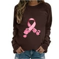 thumbnail image 1 of Nmnitkp Breast Cancer Awareness Sweatshirt Women In October We Wear Breast Cancer Print Breast Cancer Survivor Sweatshirt & Soft and Comfortable Breast Cancer Hoodie, 1 of 4