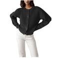 thumbnail image 1 of Nmnitkp Cardigan Sweaters for Women High Quality Healthy Fabric Women's Long Sleeve Cable Knit Cardigan Sweaters 2025 Oversized Open Front Long Cardigans Button Up Outerwear, 1 of 3