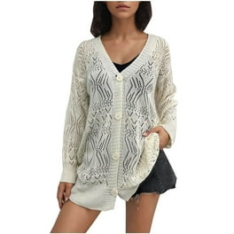 Women's Trumpet Sleeve Lace Medium Long Loose Sunscreen Cardigan Women's Trumpet Sleeve Lace Medium Long Loose Sunscreen Cardigan