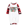 thumbnail image 1 of Nmnitkp Christmas Pajamas for Family Add Festive Atmosphere Family Christmas Pajamas Matching Sets PJ's Sleepwear Printed Top and Plaid Pants with Pockets Family Christmas Pajamas Matching Sets, 1 of 6
