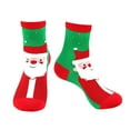 thumbnail image 1 of Nmnitkp Christmas Socks Add to the Festive Atmosphere Adult Christmas Holiday Socks Warm Winter Cozy Socks Fuzzy Socks With Plus Size And Anti-Slip Bottom（1/3/5Pairs）, 1 of 1