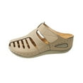 thumbnail image 1 of Nmnitkp Clogs for Women Mules Shoes: Comfortable Dressy Closed Toe Platform Sandals Summer Casual Adjustable Slip On Walking Wedges & Stylish and Elegant Sandals for Women 2025, 1 of 1