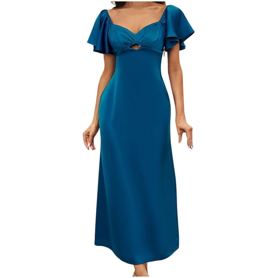 Nmnitkp Cocktail Dresses for Women Show Off Your Figure Women Sleeveless Off Shoulder Split Evening Cocktail Long Dress Unique Design Dresses for Women High Quality Homecoming Dresses