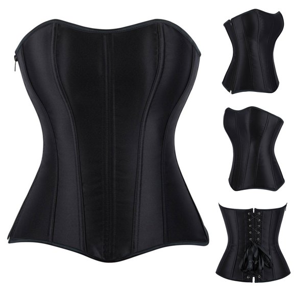 Nmnitkp Corset Tops for Women Slim Corset Top Show Nobility Womens Floral Lace Trim Corset Overbust Waist Cincher Bustier Top