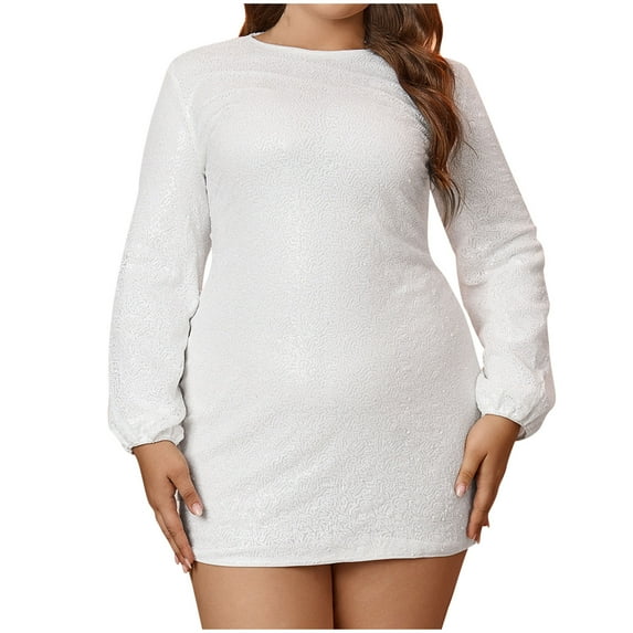 Nmnitkp Fall Wedding Guest Dresses for Women Show Off Your Figure Solid Color Women's Plus Size Sleeveless Round Neck Front Split Long Maxi Wrap Dress