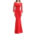 thumbnail image 1 of Nmnitkp Fall Wedding Guest Dresses for Women Show Off Your Figure Wedding Guest Dress Unique Design Women's Split Bodycon Mermaid Evening Cocktail Long Dress, 1 of 5