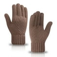 thumbnail image 1 of Nmnitkp Gloves Warm Winter Gloves, Gloves For Cold Weather, Touch Screen Anti-Slip Fleece Lined Soft Knit Gloves For Men Women, 1 of 2