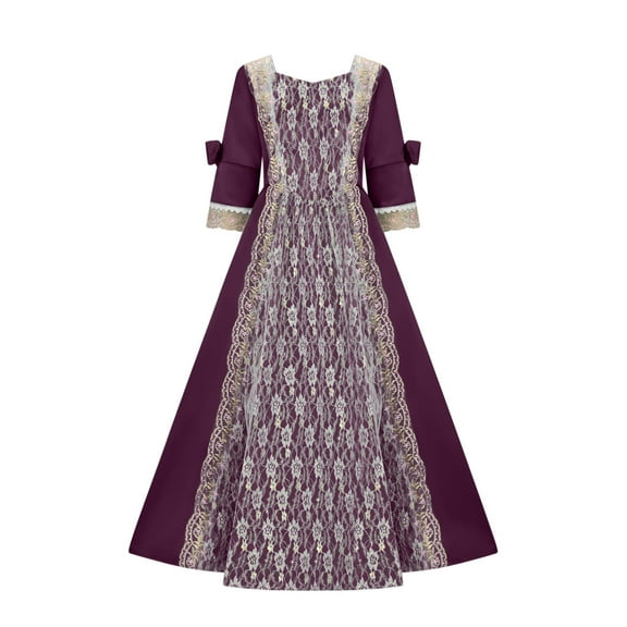 Nmnitkp Gothic Dresses Different from Others Plus Size Gothic Dress Unique Design Court Rococo Baroque Antoinette Ball Dresses 18th Century Dress Ball Gowns Women Costume & （COS Costume Dress）