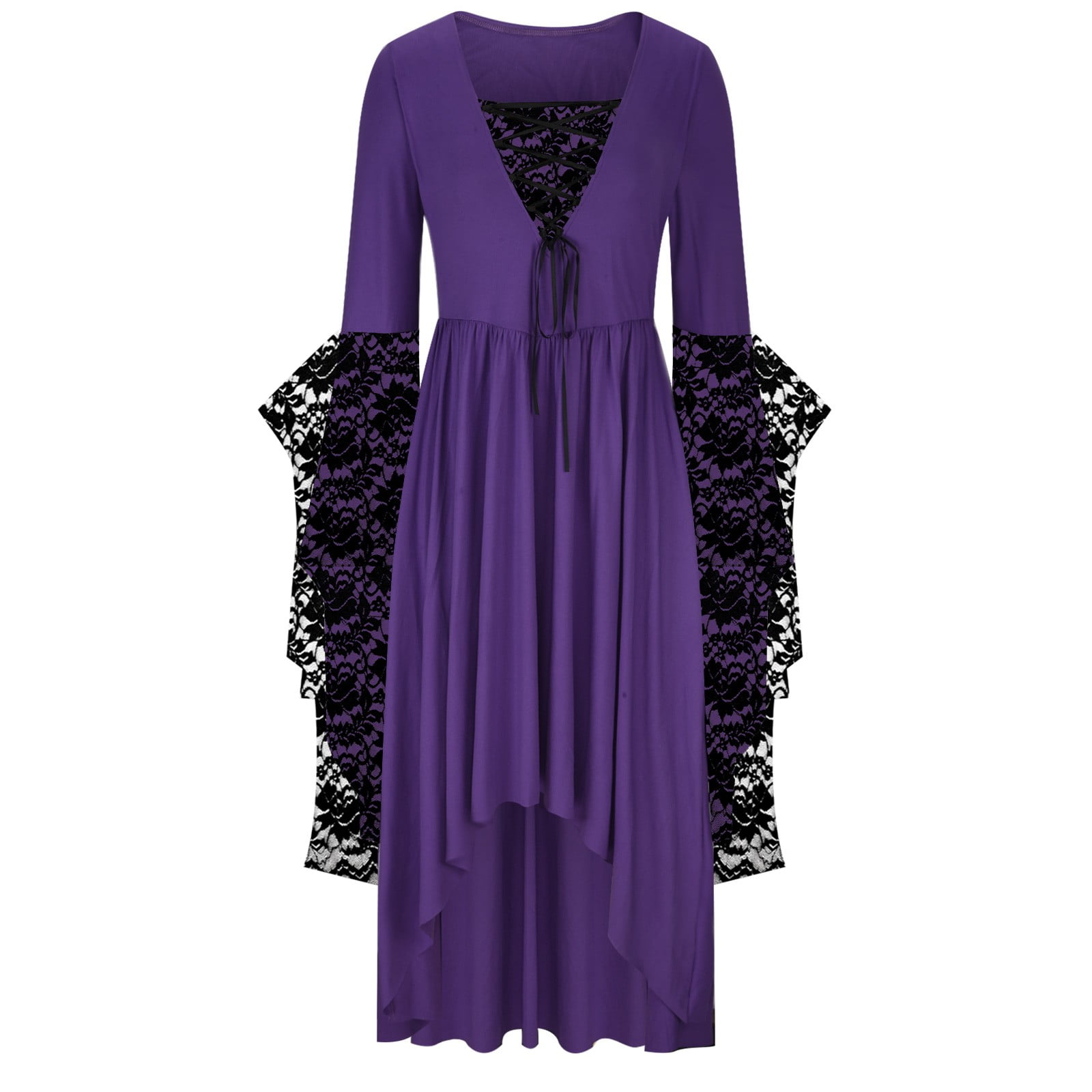 Nmnitkp Gothic Dresses for Women Steampunk Victorian Queen Ball Gown ...