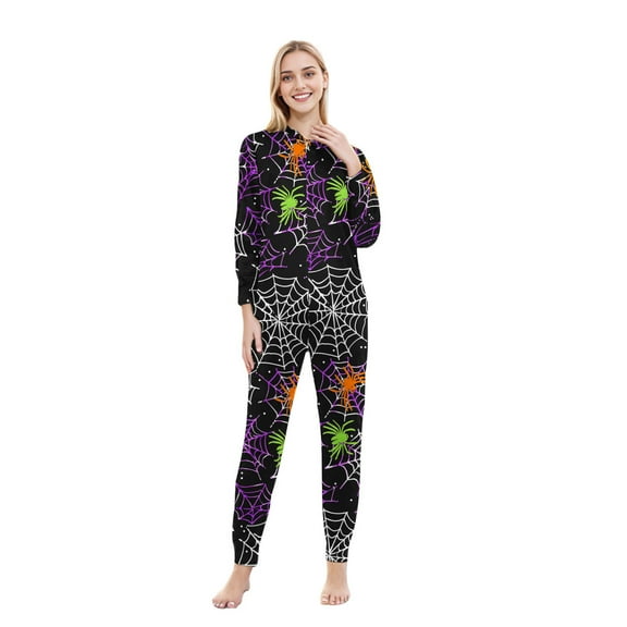 Nmnitkp Halloween Skeleton Costume for Family- Comfy Easy Funny Onesie Jumpsuit - Front and Back Print with Zip（Can Be Bought Alone）