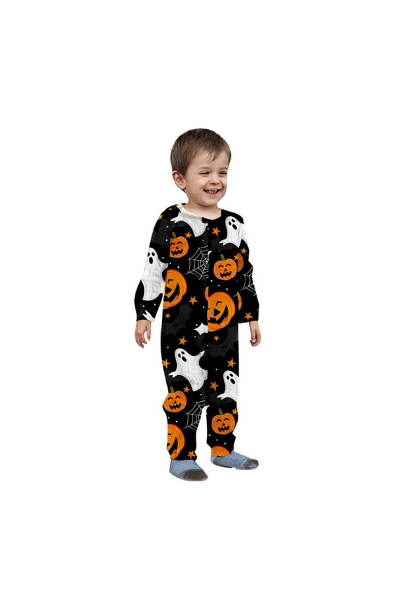 Halloween Skeleton Costume for Family- Comfy Easy Funny Onesie Jumpsuit - Front and Back Print with Zip(Can Be Bought Alone)