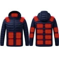 thumbnail image 1 of Nmnitkp Heated Jacket, Lightweight Heating Jackets , Four Control 21 Area Fever with Hooded Winter Coat for Men and Women Comfortable and Warm Hooded(PLUS SIZE), 1 of 9