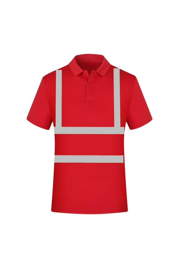 Hi Vis T Shirt ANSI Class 3 Reflective Safety Lime Orange Short Sleeve HIGH Visibility Reflective T-Shirt with Pockets