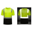 thumbnail image 1 of Nmnitkp High Visibility Reflective Safety Shirts for Men Reflective Mesh Fabric Dries Quickly T Shirts & Reflective Strip Sanitation Work Clothes Short-Sleeved Round Neck Top with Pockets, 1 of 8