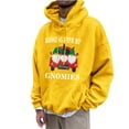 thumbnail image 1 of Nmnitkp Hoodies For Men Comfortable and Warm Men's Letter Graphic Print Lightweight Hoodies Trendy and Fashionable Hoodies Long Sleeve Drawstring Pullover Sweatshirts With Pockets, 1 of 4