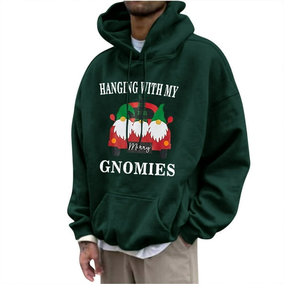 Nmnitkp Hoodies For Men Comfortable and Warm Men's Letter Graphic Print Lightweight Hoodies Trendy and Fashionable Hoodies Long Sleeve Drawstring Pullover Sweatshirts With Pockets