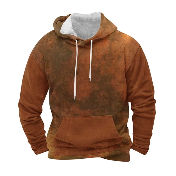 Nmnitkp Hoodies For Men Comfortable and Warm Sweaters Men's Plus Size Sweatshirt Stretchy Pullover Hoodies Sweatshirts Pocket Tee Shirts Tops for Sports & Soft and Skin-Friendly Mens Hoodies