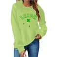 thumbnail image 1 of Nmnitkp Hoodies for Women High-end Fabric Hoodies Y2K Casual Shamrock St Patrick's Day Shirt Irish Tees,Graphic Hoodies With Pocket Mint Green,S, 1 of 6