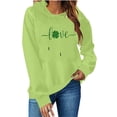 thumbnail image 1 of Nmnitkp Hoodies for Women Quality Assurance Hoodies Y2K St Patricks Day Sweatshirts Womens Vintage Leprechaun Graphic Hoodies Mint Green,M, 1 of 6
