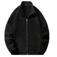 thumbnail image 1 of Nmnitkp Jackets for Men Warm and Wear-Resistant Men's Fleece Jackets Lightweight Full-Zip Fall Jacket Warm Winter Coats Outdoor Hiking with Pockets Plus Size, 1 of 8