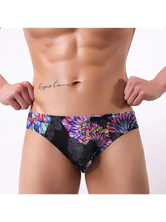Men Swimwear Swim Bikini Briefs Pad Swimsuits Board Surf Shorts Trunks Comfortable and Breathable Men's Underwear & Soft and Skin Friendly Underwear For Men