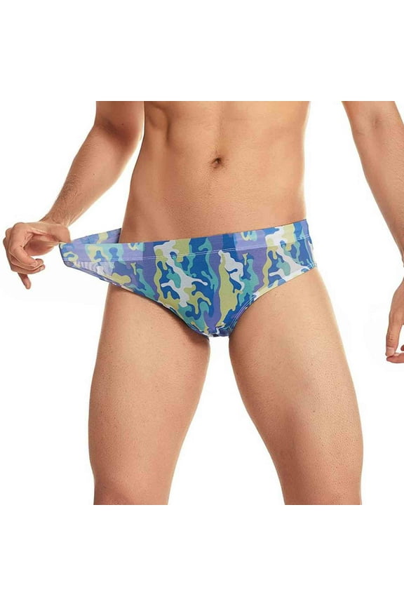Men Swimwear Swim Bikini Briefs Pad Swimsuits Board Surf Shorts Trunks Comfortable and Breathable Men's Underwear & Soft and Skin Friendly Underwear For Men