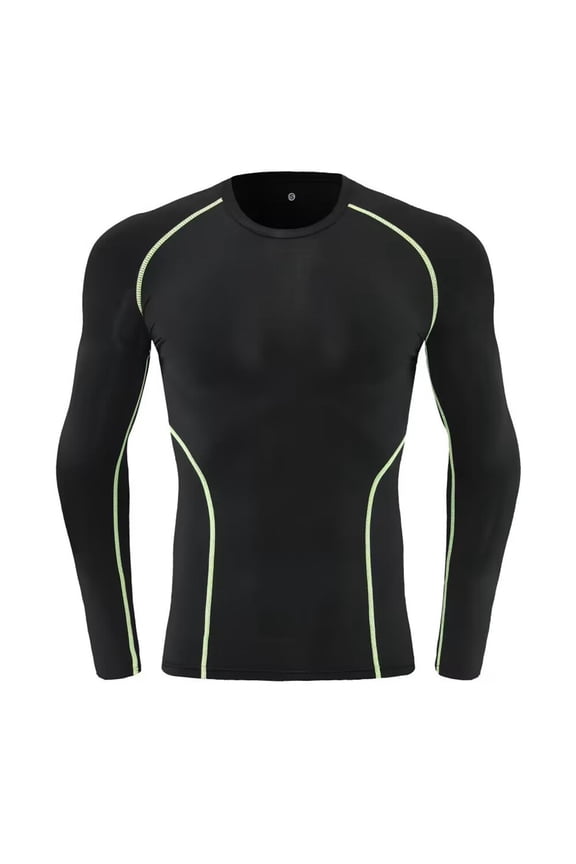 Men's Compression Shirt Casual Fashion Solid Color Running Fitness Long Sleeve Leotard High-elastic Exercise Mens Long Sleeve Tee Shirts Dark Gray,2XL