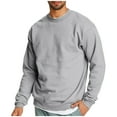 thumbnail image 1 of Nmnitkp Men's Crewneck Sweatshirts High-Quality and Healthy Fabric ​​​​​Long Sleeve Shirt Soild Color​​ Soft and Skin-Friendly Men's Sweatshirts Casual Pullover Shirt, 1 of 3