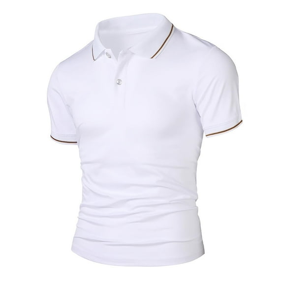 Nmnitkp Men's Shirts Casual Work T Shirts Quick Dry Short Sleeve Golf Shirt Pique Jersey Outdoor L