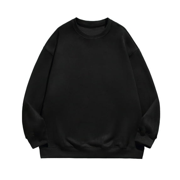 Nmnitkp Men's Sweatshirt High-Quality and Healthy Fabric Fleece Sweatshirt Soft and Skin-Friendly Sweatershirt Crewneck Sweatshirts Trendy and Fashionable Silhouette Plain Sweatshirts(Plus Size)