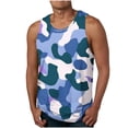 thumbnail image 1 of Nmnitkp Men's Tank Top Soft,Breathable and Absorbent Tank Tops Men High quality fabric Cotton Mens Sleeveless Tank Tops Workout Gym Shirts Palm Tree Vintage Style T-Shirt S-2XL, 1 of 4