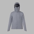 thumbnail image 1 of Nmnitkp Men's UPF 50+ Light Jacket Full Zip Sun Protection Hoodie Long Sleeve Sun Shirts for Men Hiking Fishing Zip Pockets, 1 of 6
