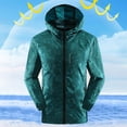 thumbnail image 1 of Nmnitkp Men's UPF 50+ Light Jacket Full Zip Sun Protection Hoodie Ultrathin and Breathable Mens Sun Protection Shirts Long Sleeve Sun Shirts for Men Hiking Fishing Zip Pockets(PLUE SIZE), 1 of 4