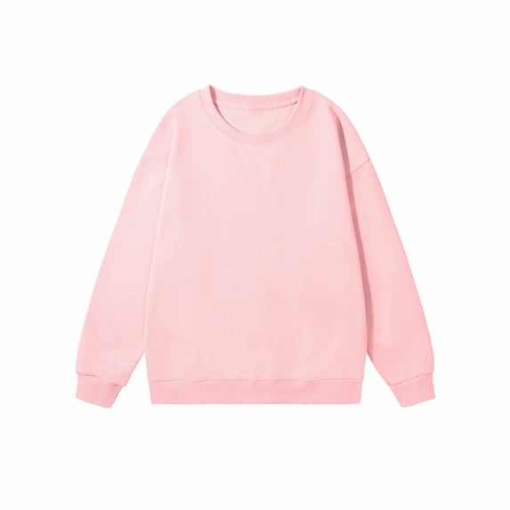 Nmnitkp Mens Sweatshirt Casual High-Quality Fabric Long Sleeve Shirts for Men Crewneck Pullover Sweatshirts Pink,XL