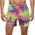 thumbnail image 1 of Nmnitkp Mens Swim Trunks Beach Shorts Quick Dry Hawaiian Swimming Shorts with Mesh Lining Swimwear Bathing Suit for Men Multicolor,3XL, 1 of 7