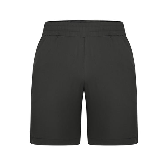 Nmnitkp Mens Swim Trunks,Boys Swim Trunks Elastic Fabric Men's Sports Fitness Swimming Solid Color Pocket Five Quarter Swimsuit Black,XL