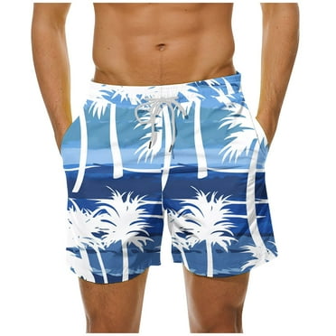 Nmnitkp Mens Swim Trunks Quick Dry High Quality Fabric Swim Trunks Swim Shorts Funny Hawaiian Style Swimwear Bathing Suits with Pockets(S-5XL)